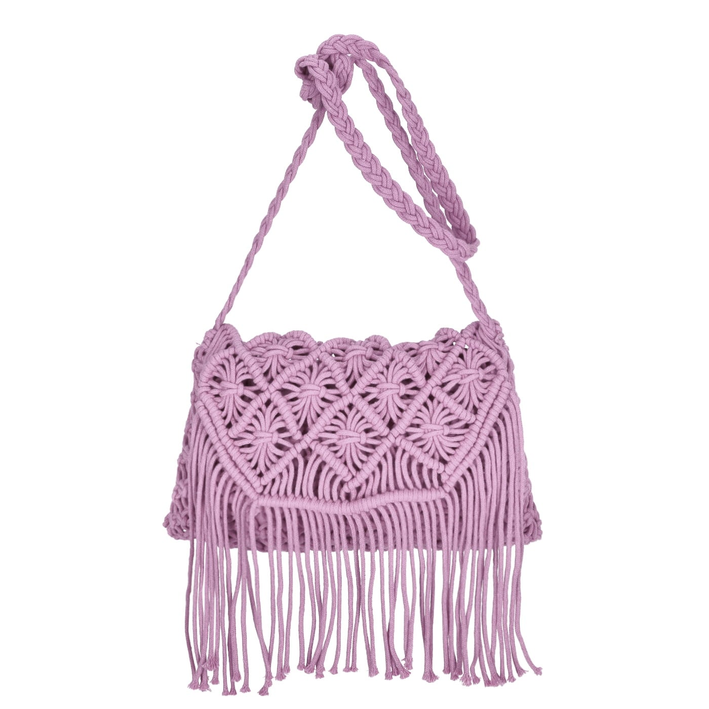 KENORADA Umhängetasche Magic Bags XY-2404 lila, Damen Handtasche lila aus Baumwolle