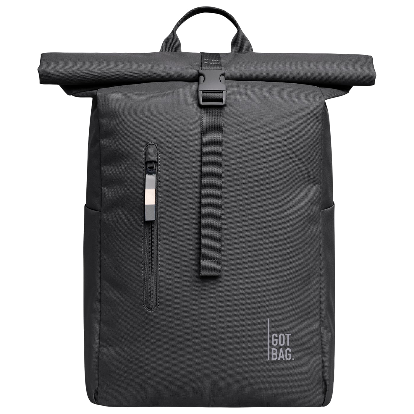 GOT BAG Rucksack Rolltop Easy 20l Monochrome Edition shark, schwarz aus Polyester