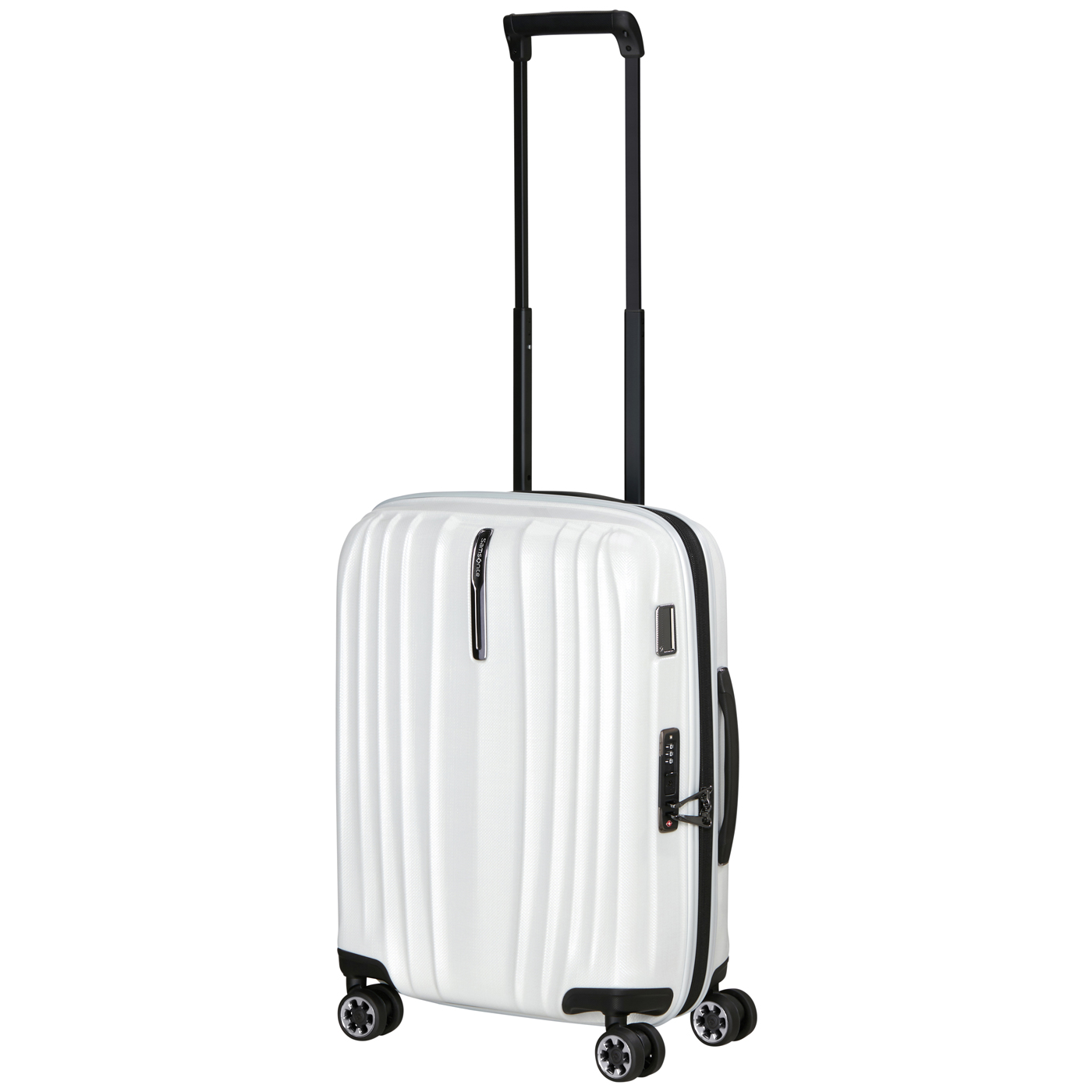 Samsonite Handgepäckkoffer Nexis Spinner Exp. 55Cm Cotton White