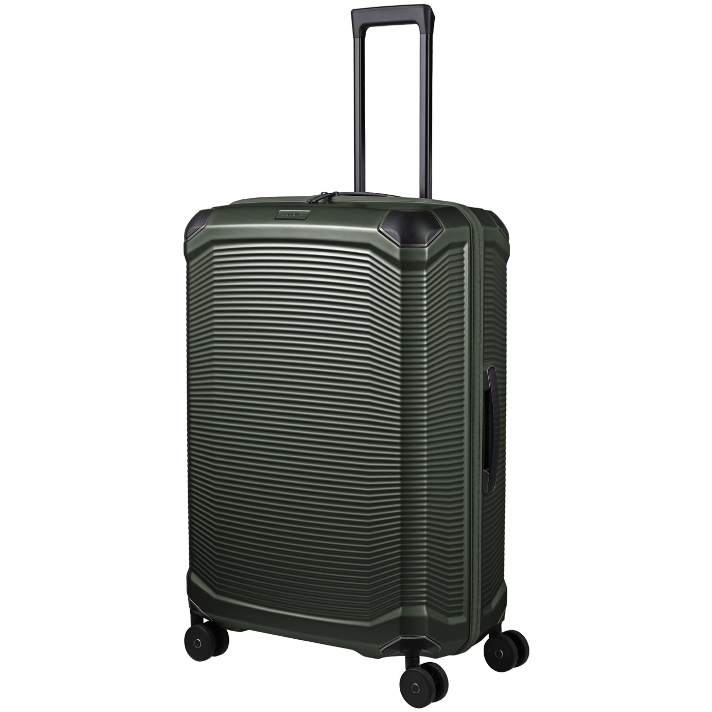 Travelite Trolley MILLENNIUM L 76cm pine green, 3,95kg leichter Polycarbonat Hartschalenkoffer, Koffer gruen