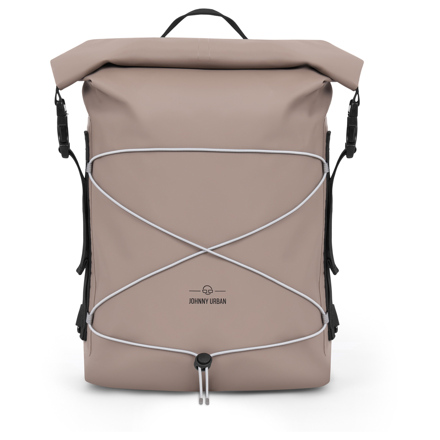 JOHNNY URBAN Rucksack Myles Rolltop 14l sand, beige aus Plane