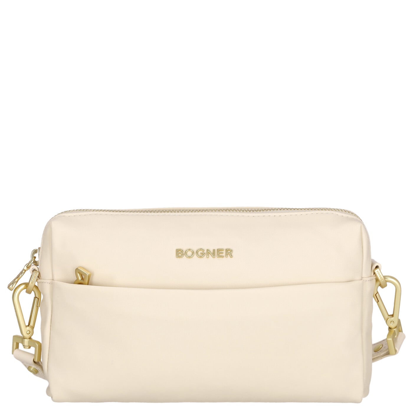 Bogner Umhängetasche Klosters Neve Sita birch, Damen Handtasche beige aus Nylon