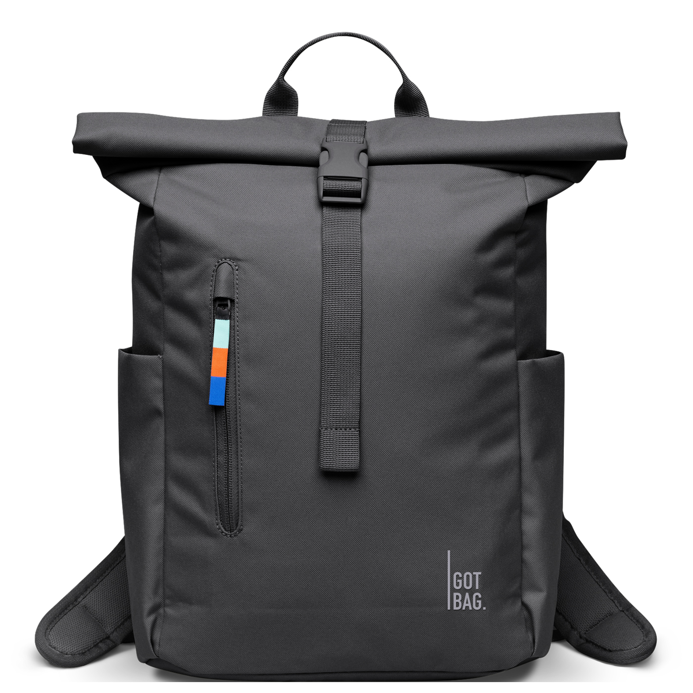 GOT BAG Rucksack Rolltop Easy Small 15l shark, schwarz aus Polyester