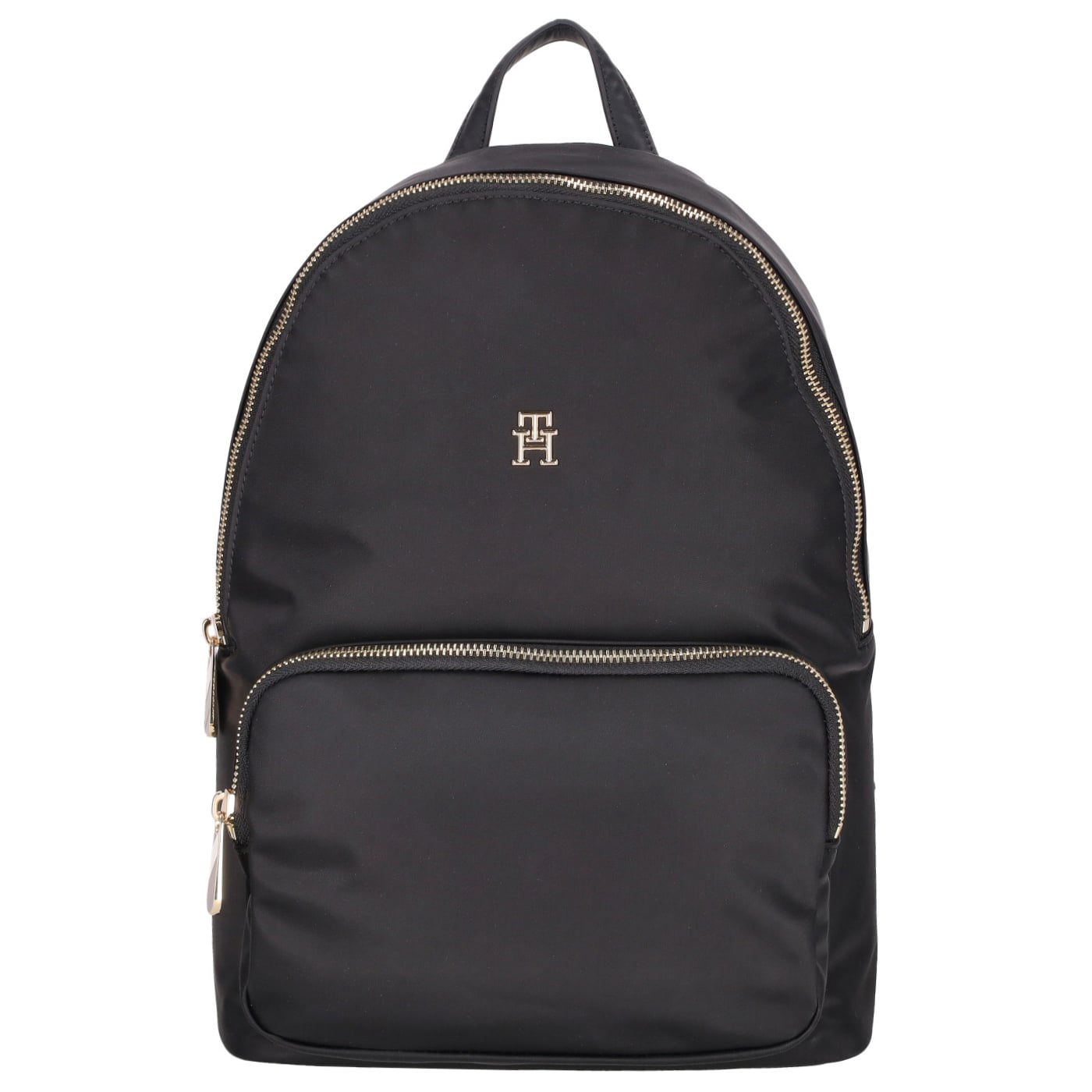 Tommy Hilfiger Damen Rucksack Poppy TH Backpack black, Damen Handtasche schwarz aus Nylon