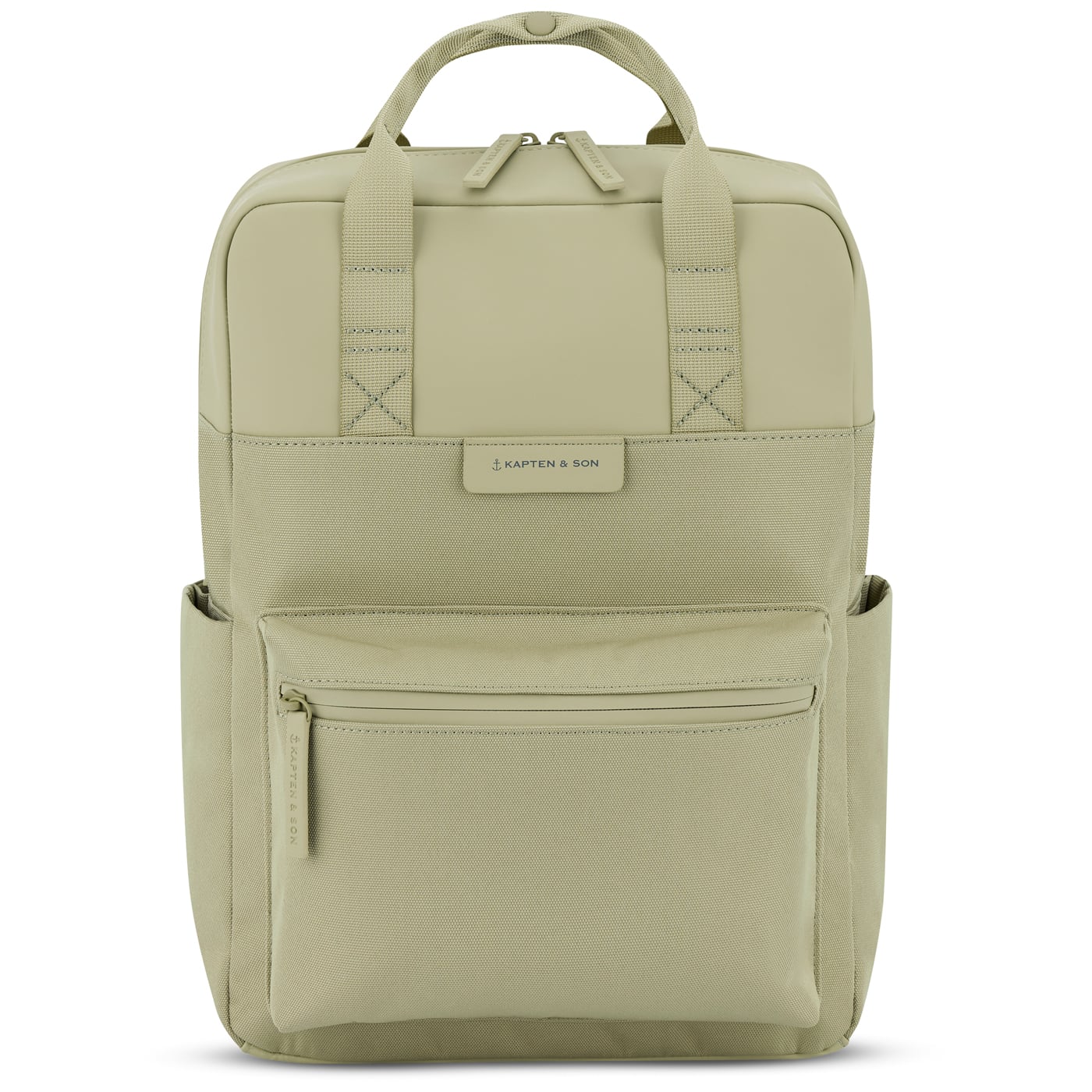 Kapten & Son Rucksack Bergen Pro 15l dusty pistachio, gruen aus Kunstleder,