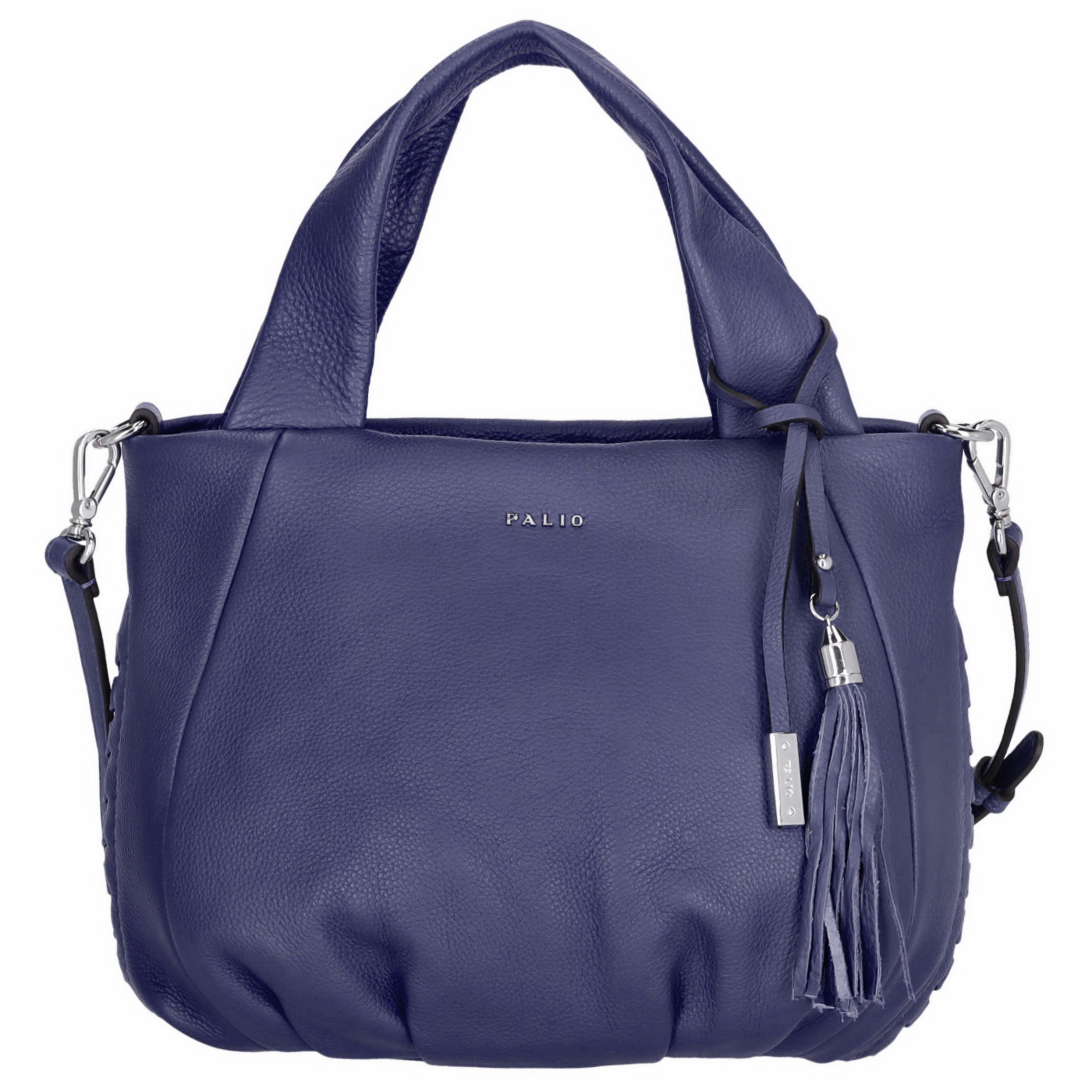 Palio Henkeltasche Mariko 11968 dark blue, Damen Handtasche blau aus Leder