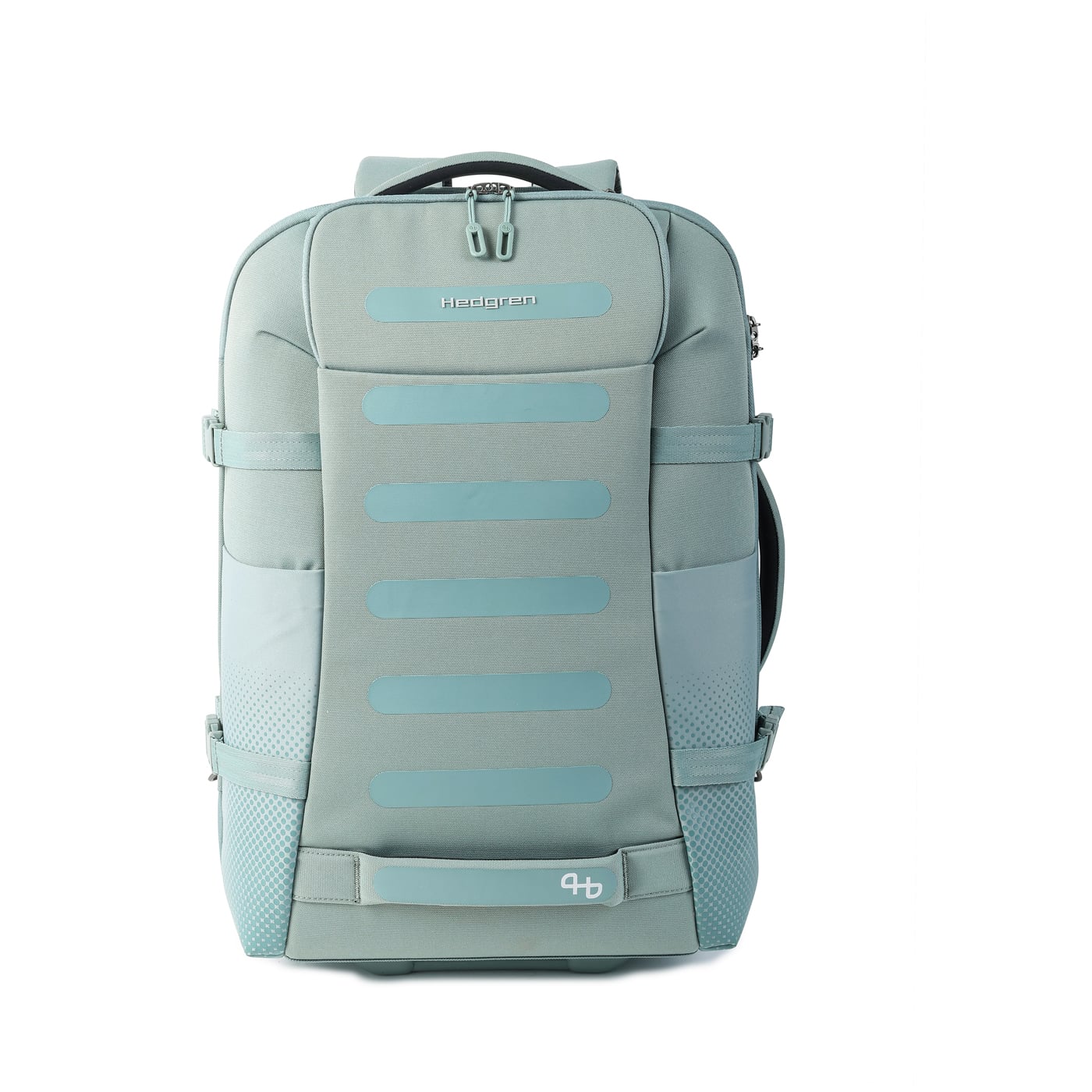 Hedgren Rucksacktrolley Comby Multy 55cm RFID grey green