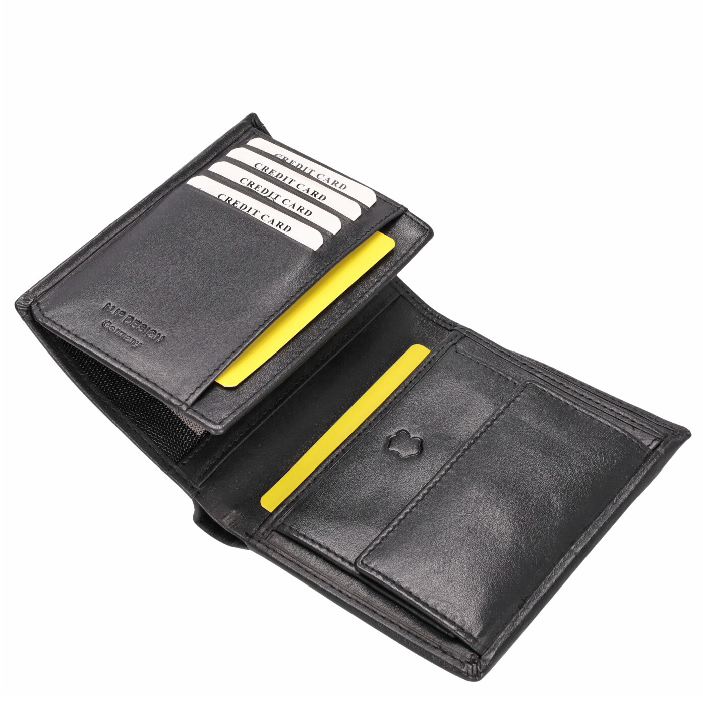 HJP Hochkantbörse Herren Tesoro Polish black Koffer-to-go