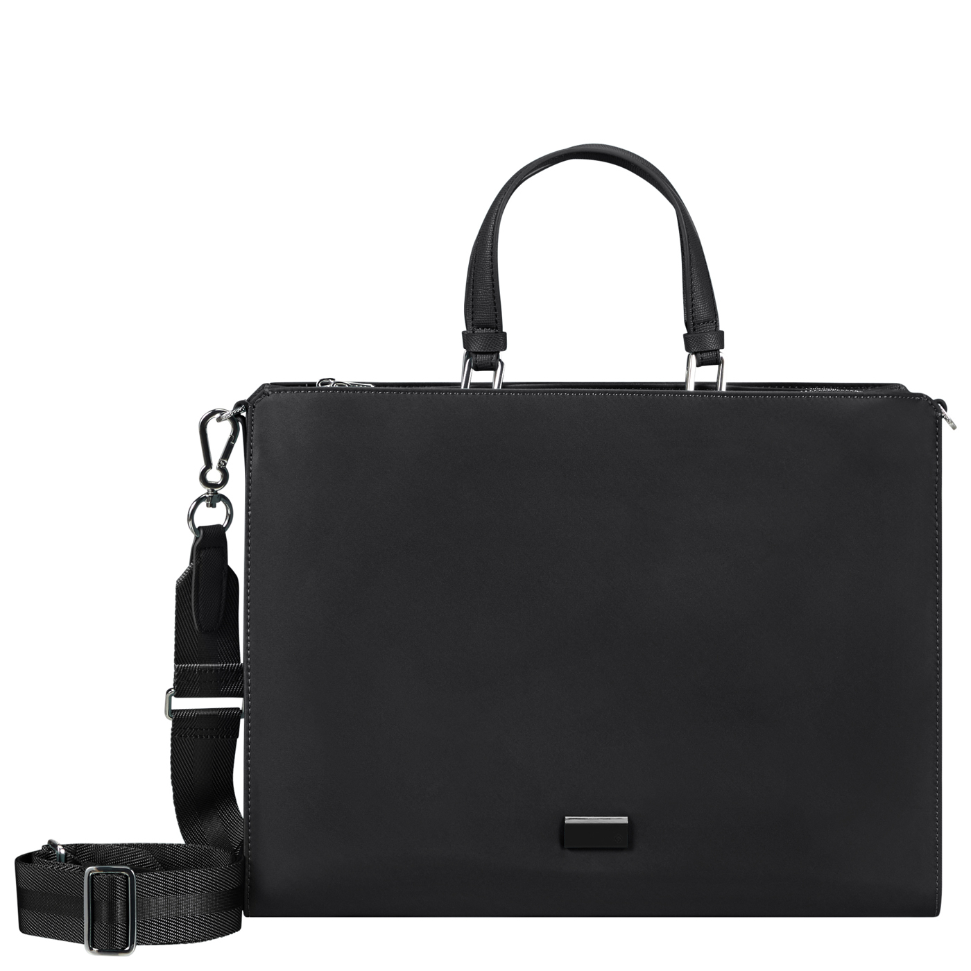 Samsonite Henkeltasche Be-Her Tote KJ4 black, Damen Handtasche schwarz aus PET