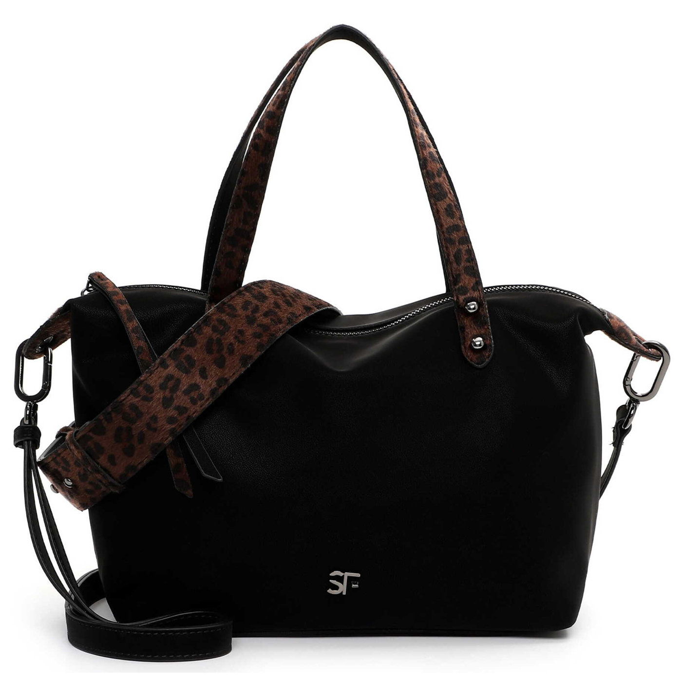 Suri Frey Henkeltasche Sammy SC Cityshopper klein black, Damen Handtasche schwarz aus Synthetik