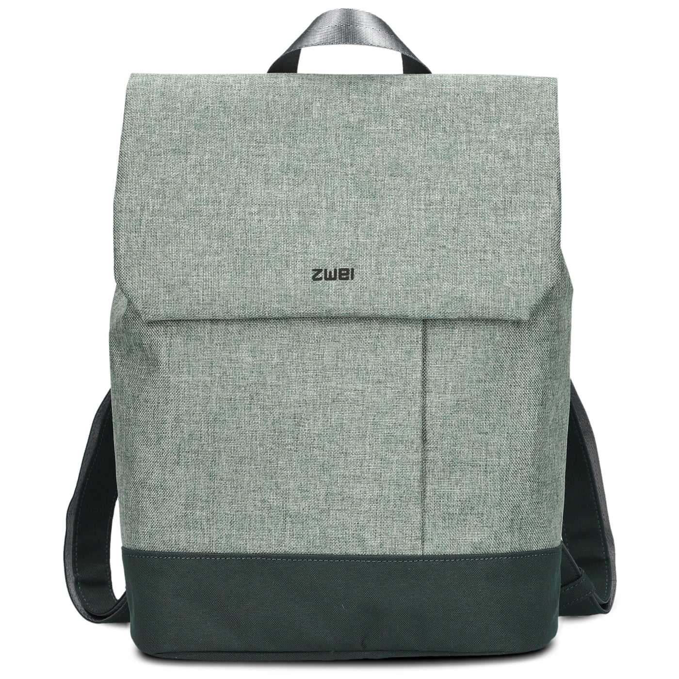 ZWEI Damenrucksack BENNO BE130 eucalyptus, Damen Handtasche gruen aus Polyester