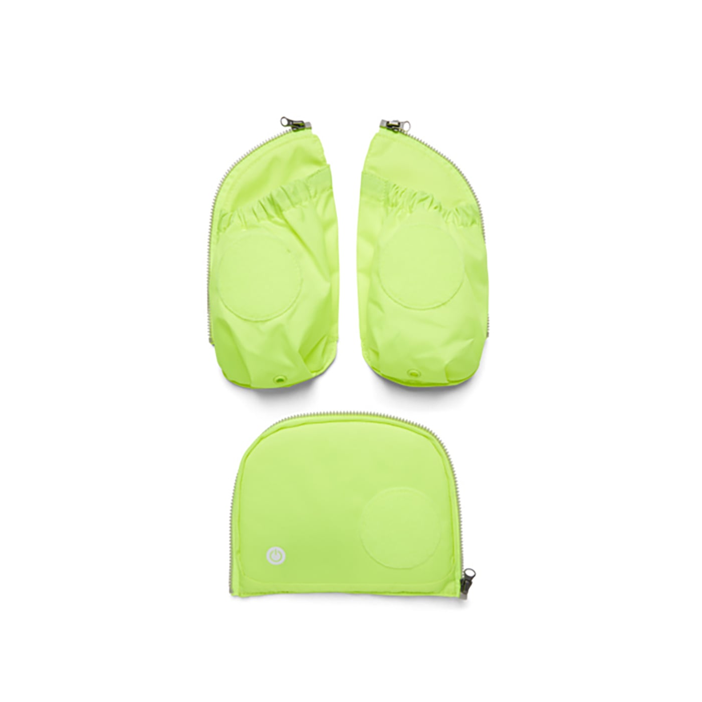 Ergobag Seitentaschen Zip-Set LED gelb