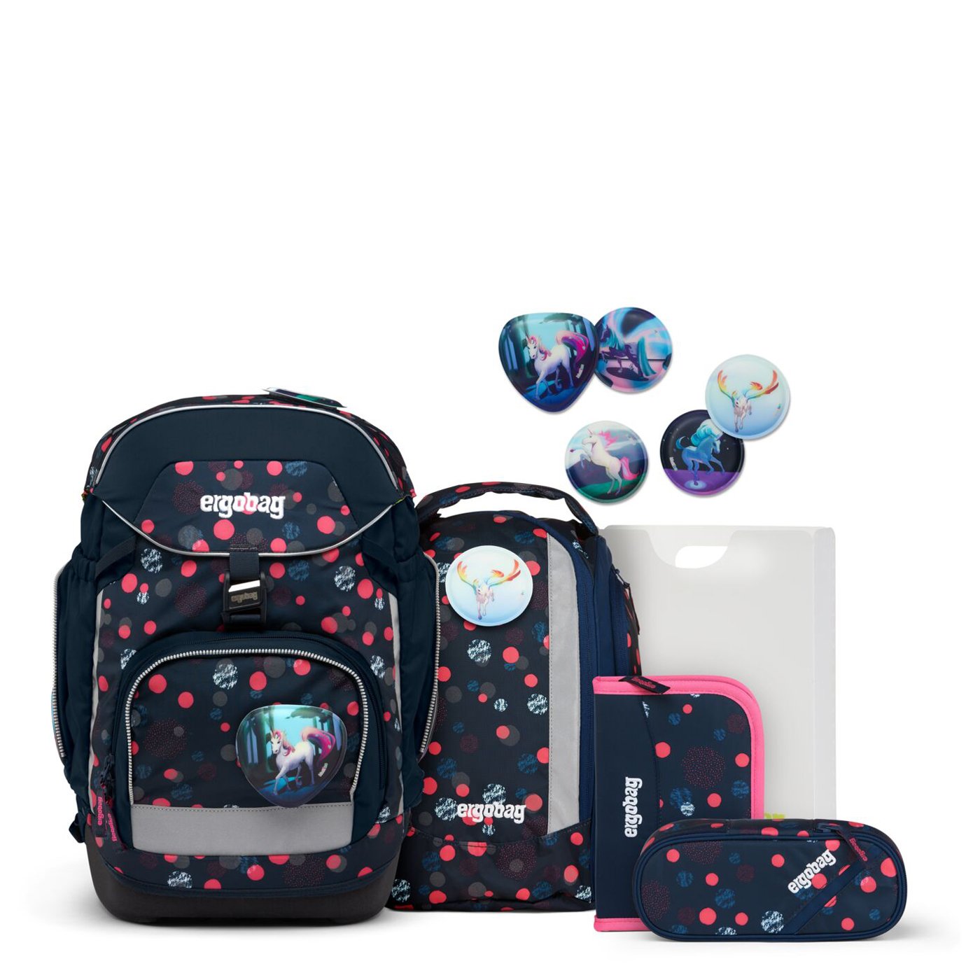 Ergobag pack kobärnikus galaxy glow edition schulrucksack set 6tlg clearance