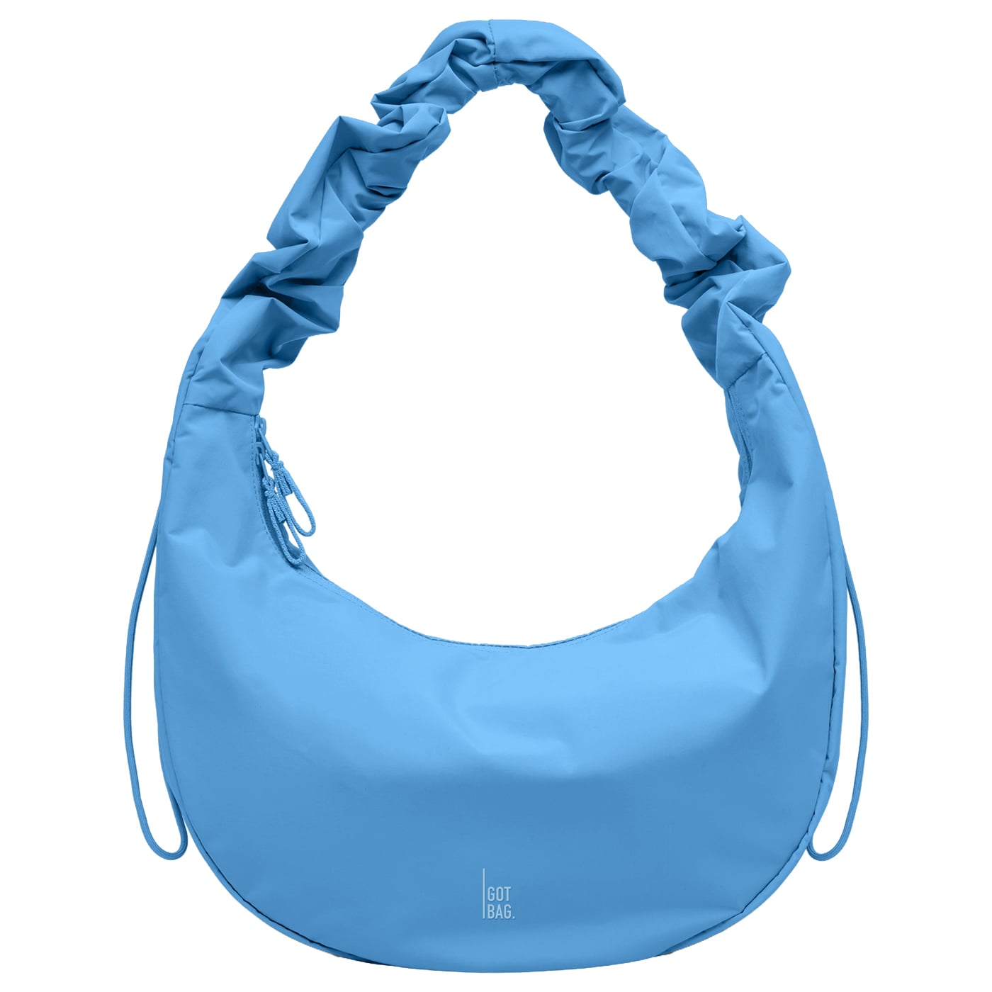 GOT BAG Beuteltasche Moon Bag Ruffle Monochrome Edition aqua, Damen Handtasche blau aus Polyester