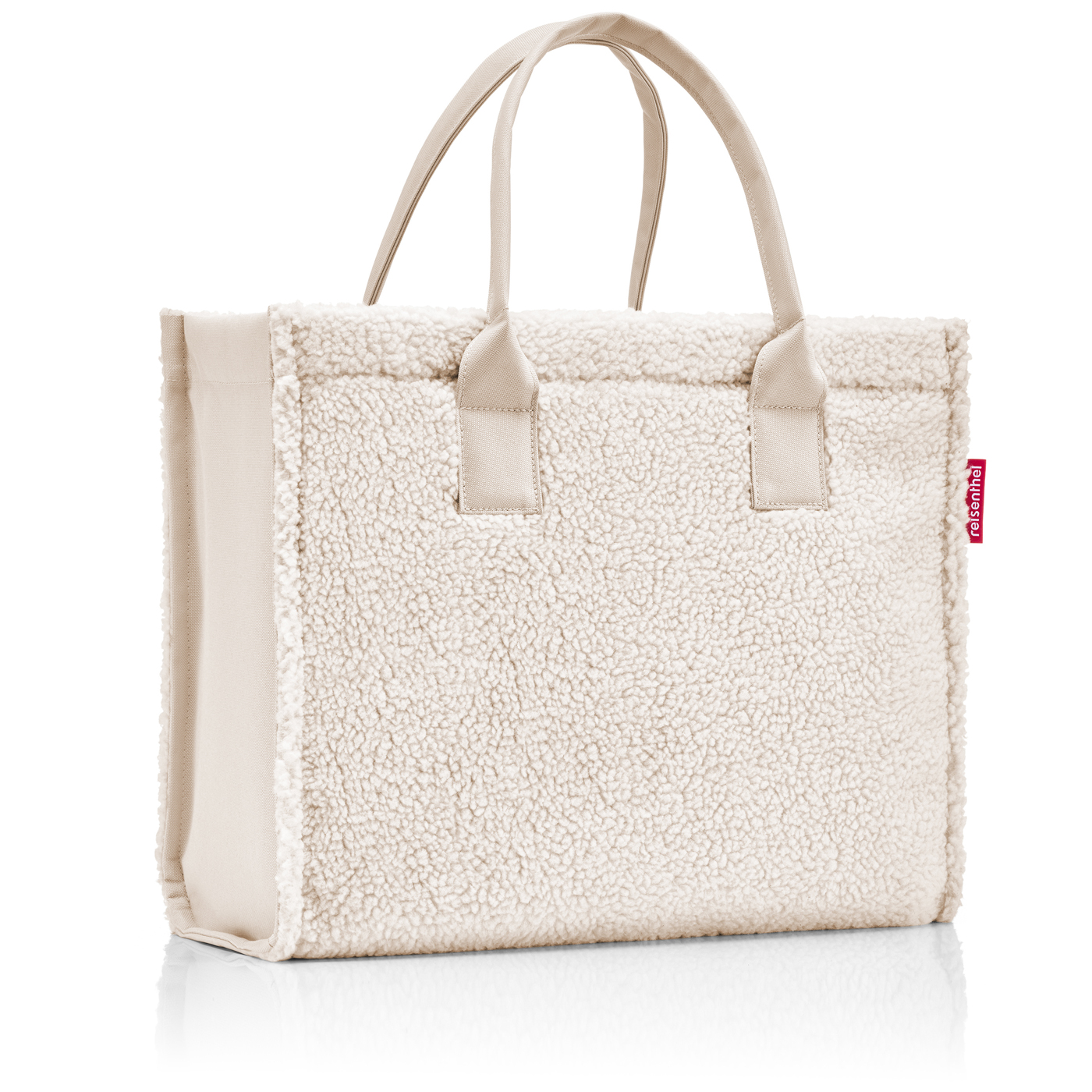 reisenthel Shopper daily teddy sand, Damen Handtasche beige aus Polyester