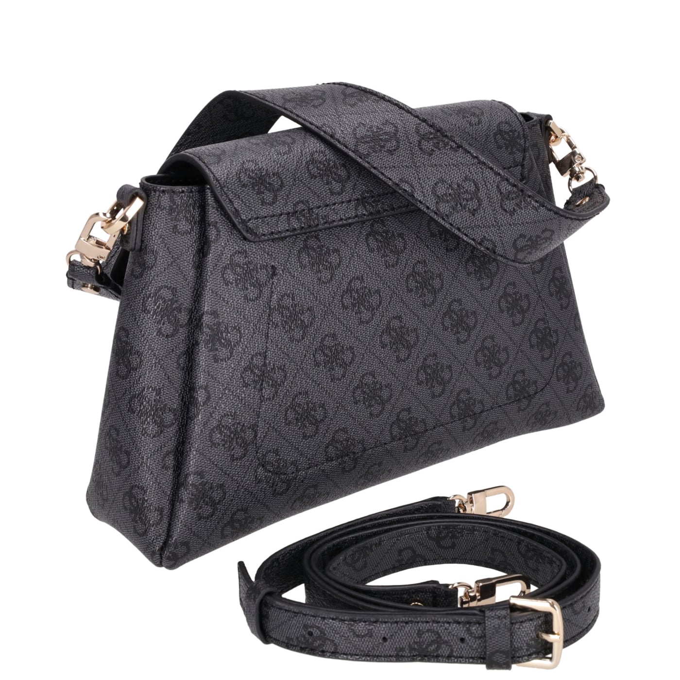 Borsa A Mano/spalla Sora Girlfriend Bag Coal Logo B25GU142 Sg950722 Grande