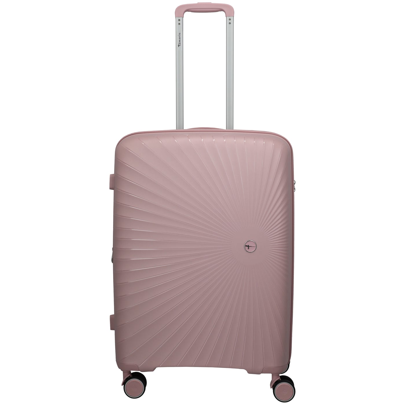 Tamaris by travelite Trolley Voyaage 4w M exp. 66cm blush, 3,60kg leichter Polypropylen Hartschalenkoffer, Koffer rosa