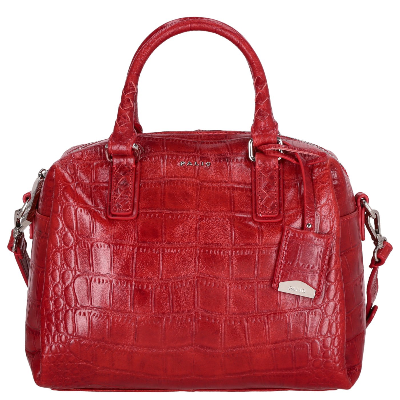 Palio Henkeltasche Juicy Handbag 11982 red, Damen Handtasche rot aus Leder