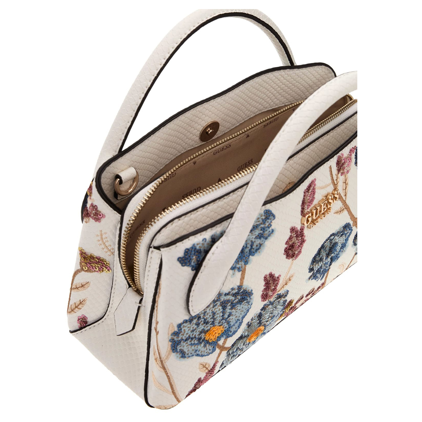Floral Zaria Mini Top Handle Bag By GUESS Online | THE ICONIC - View #6