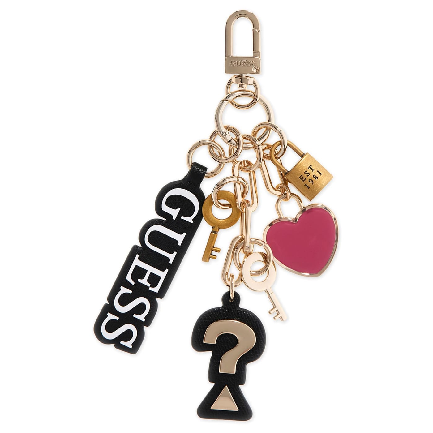Guess Schlüsselanhänger Multi Charm Keychain (RWM) multi