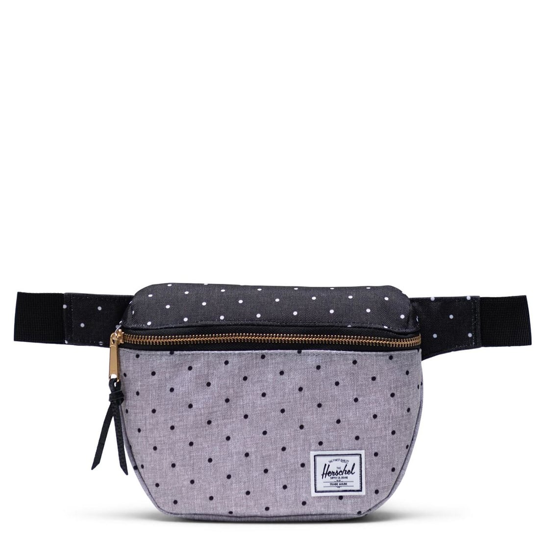 Herschel Bauchtasche Fifteen Classics | Hip Packs Polka Dot Crosshatch / Grey Black