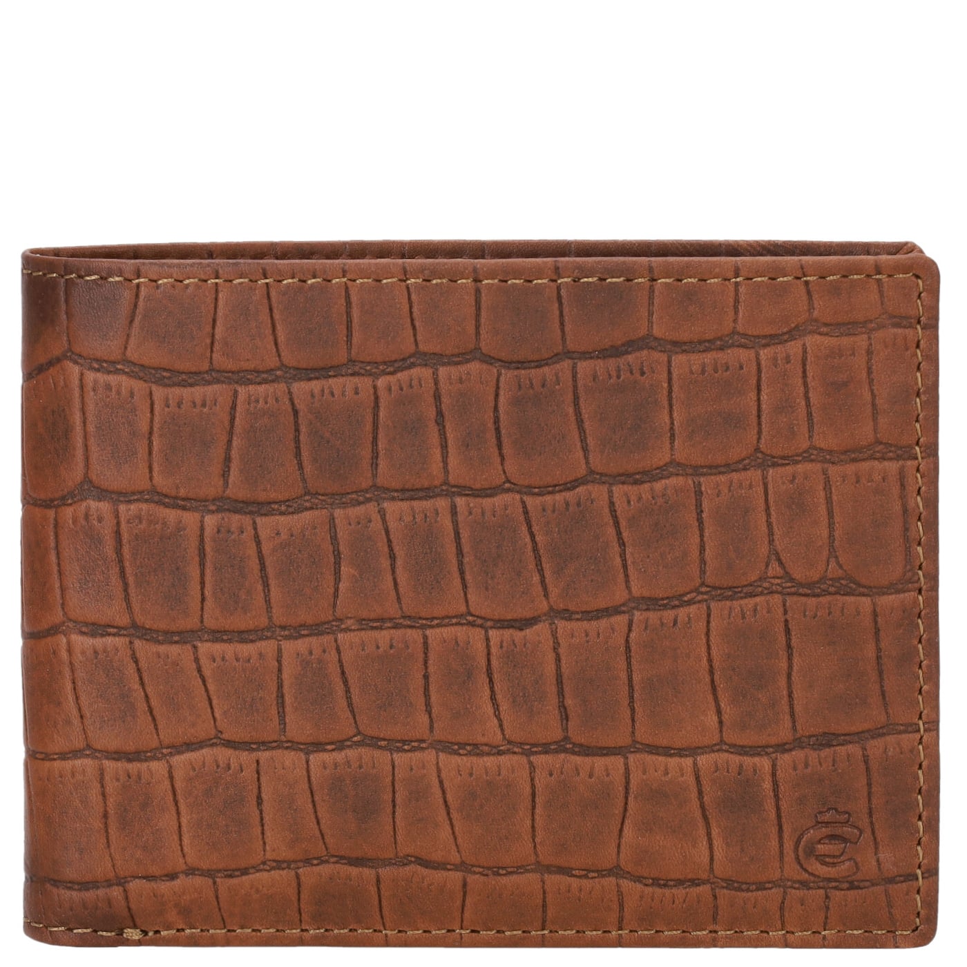 Esquire Querbörse Herren Dallas 29961202 Croco braun