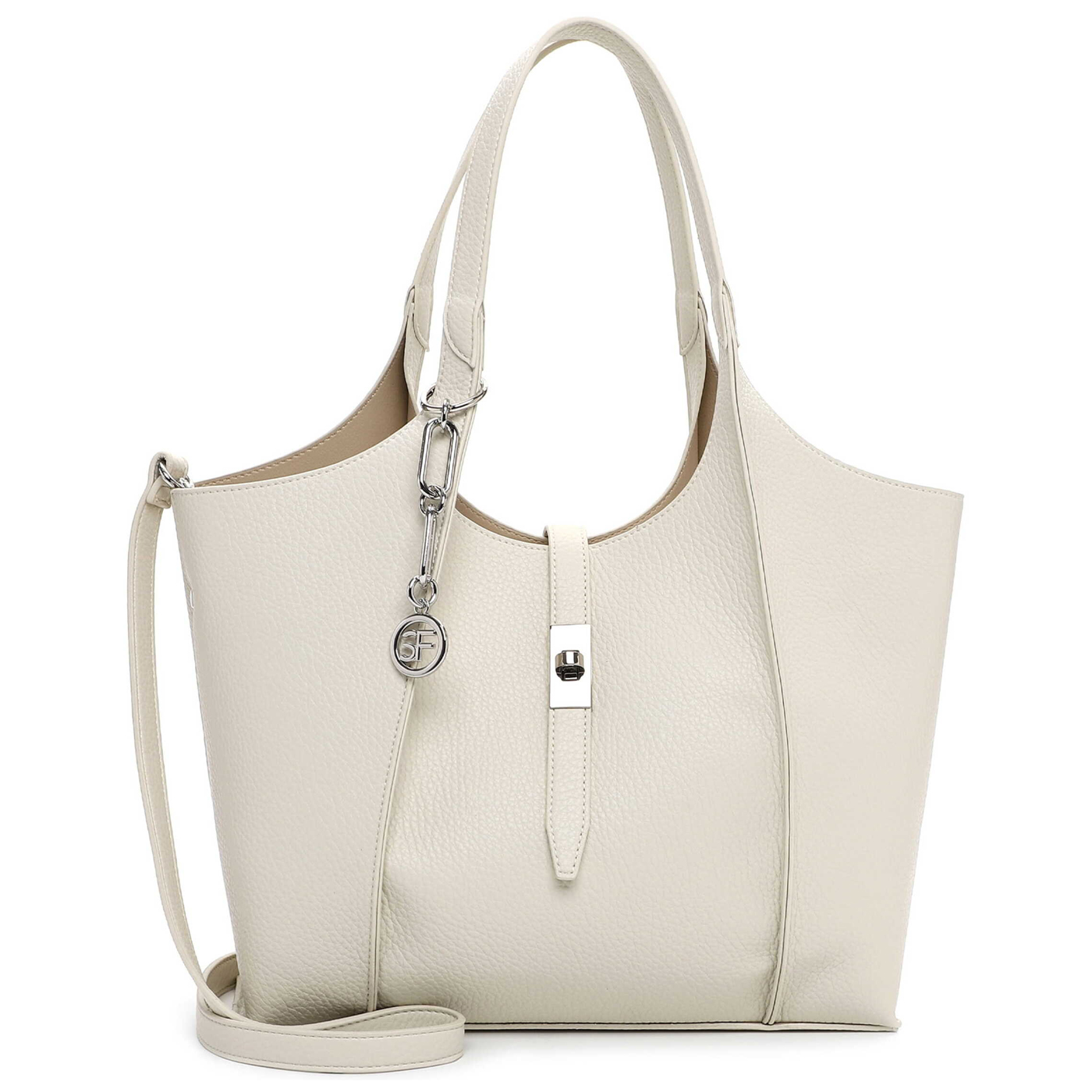 Suri Frey Shopper Daggy Cityshopper M beige, Damen Handtasche beige aus Kunstleder