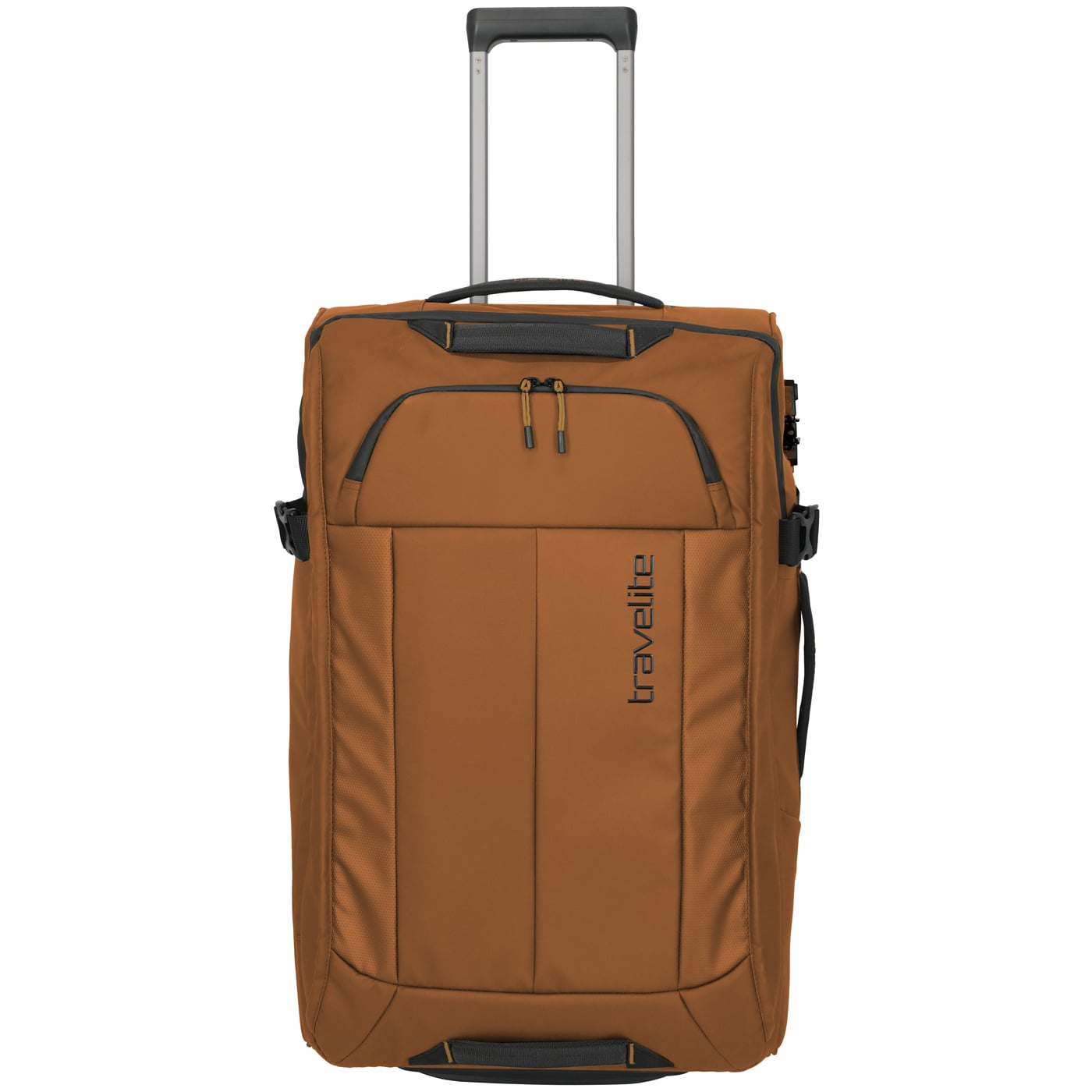 Travelite Reisetasche mit Rollen Briize Wheeled Duffle M 67cm curry