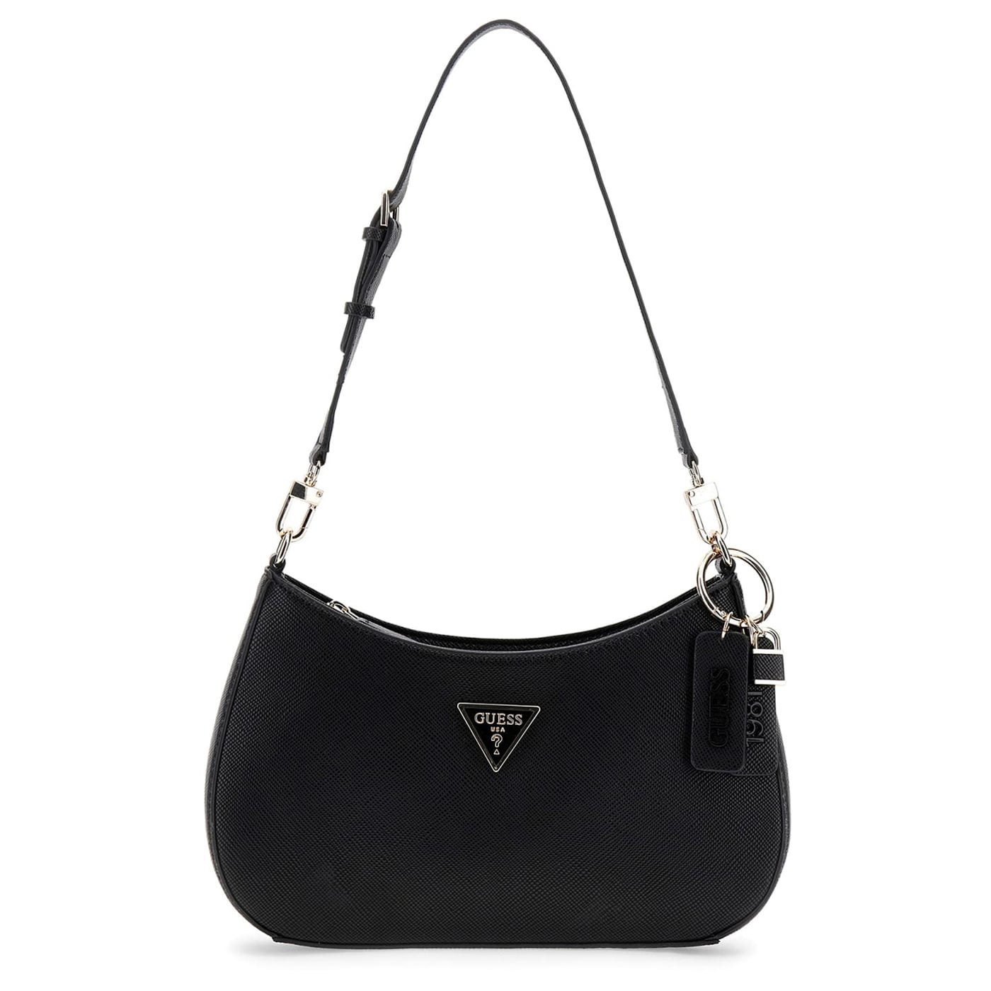 GUESS Noelle II Schultertasche Bone - Elegante Top Zip Bag Für Jeden Anlass