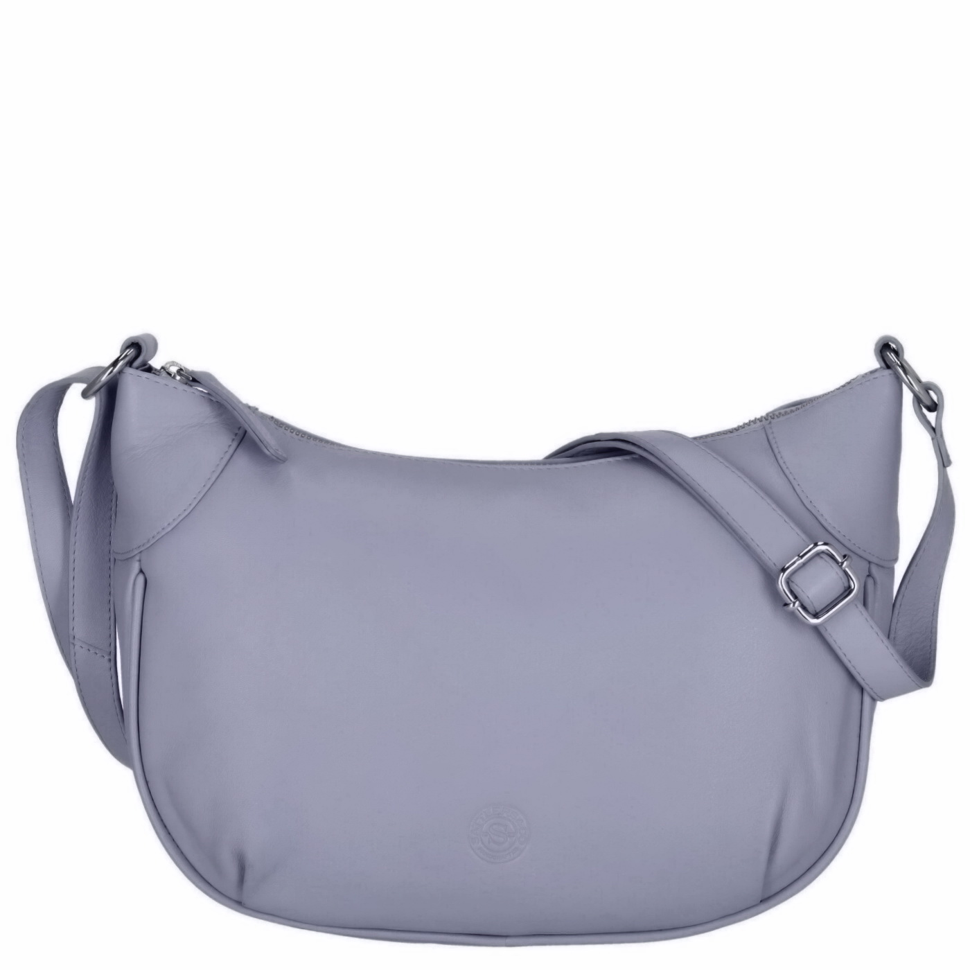 Sattlers & Co. Beuteltasche The Smooth Pelipa Handbag dove blue, Damen Handtasche blau aus Leder