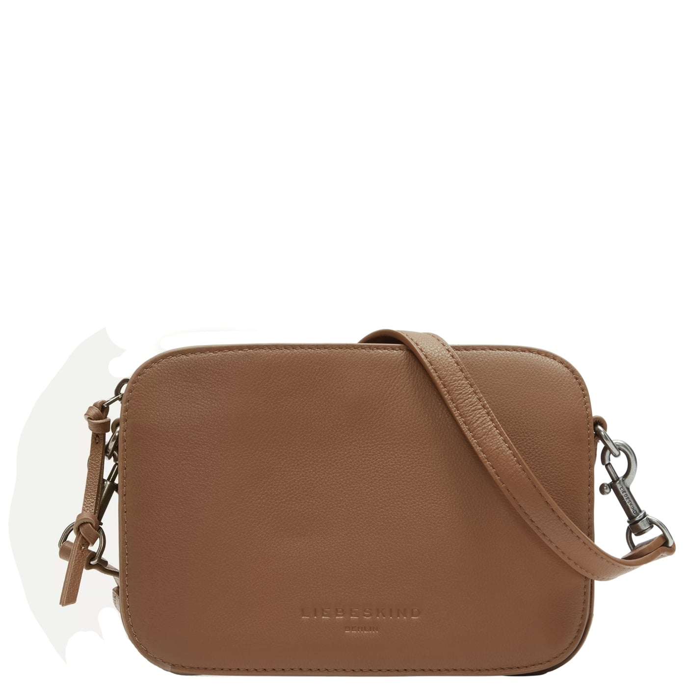 Liebeskind Berlin Umhängetasche Luka Crossbody S sepia, Damen Handtasche braun aus Leder