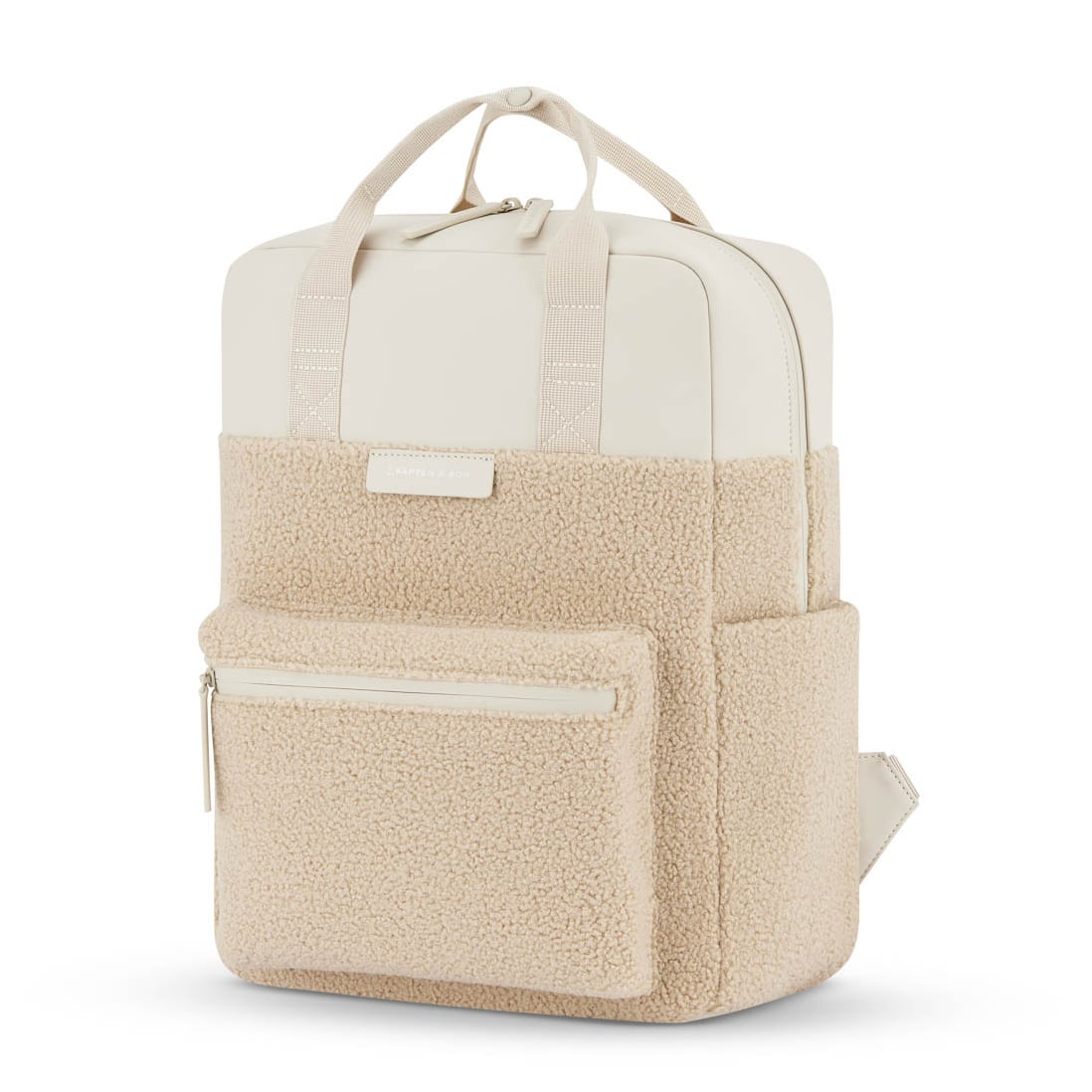 Kapten & Son Rucksack Bergen Pro Fleece 15l sandstone, beige aus Kunstleder,