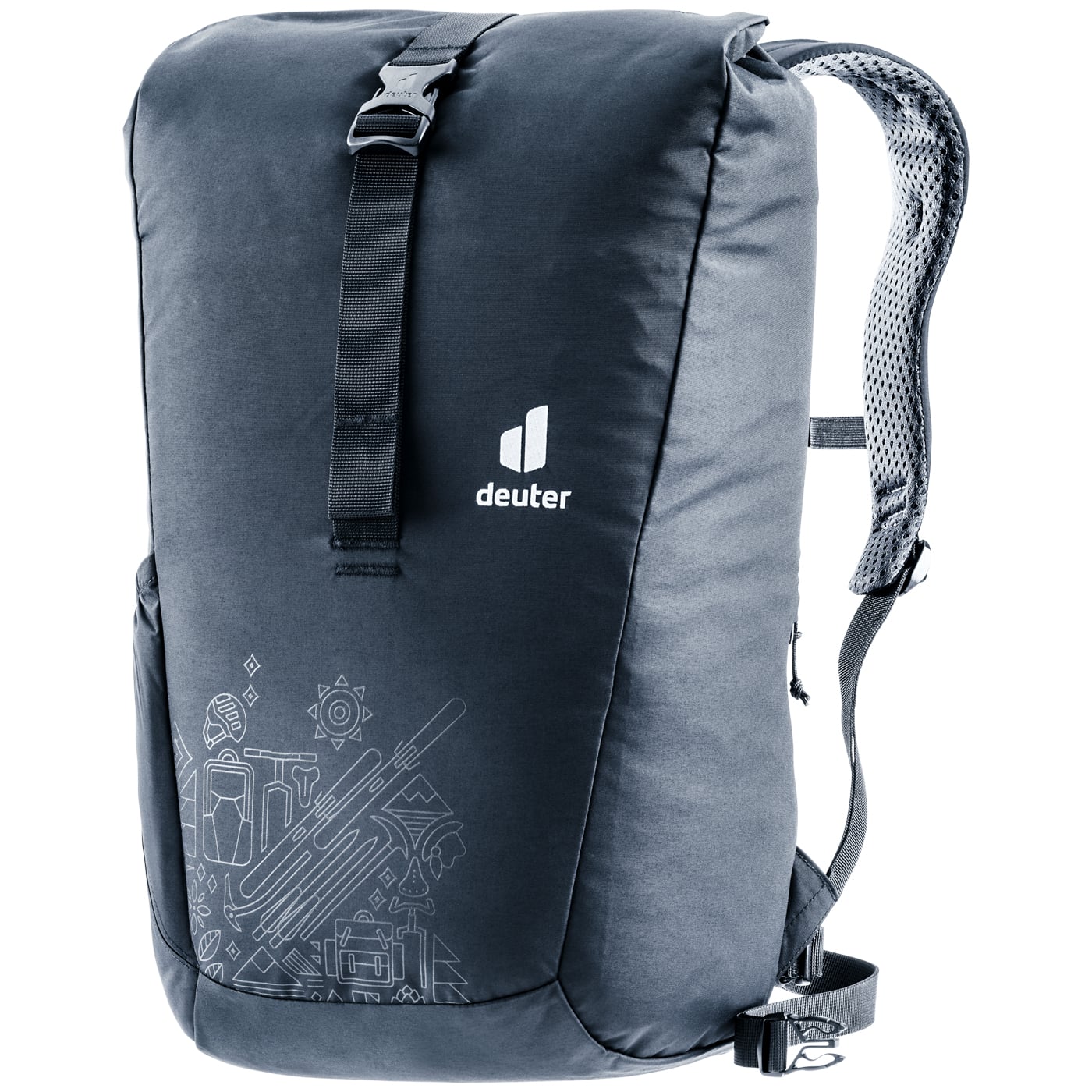 Deuter Rucksack Stepout 22l black 125, grau aus Polyester
