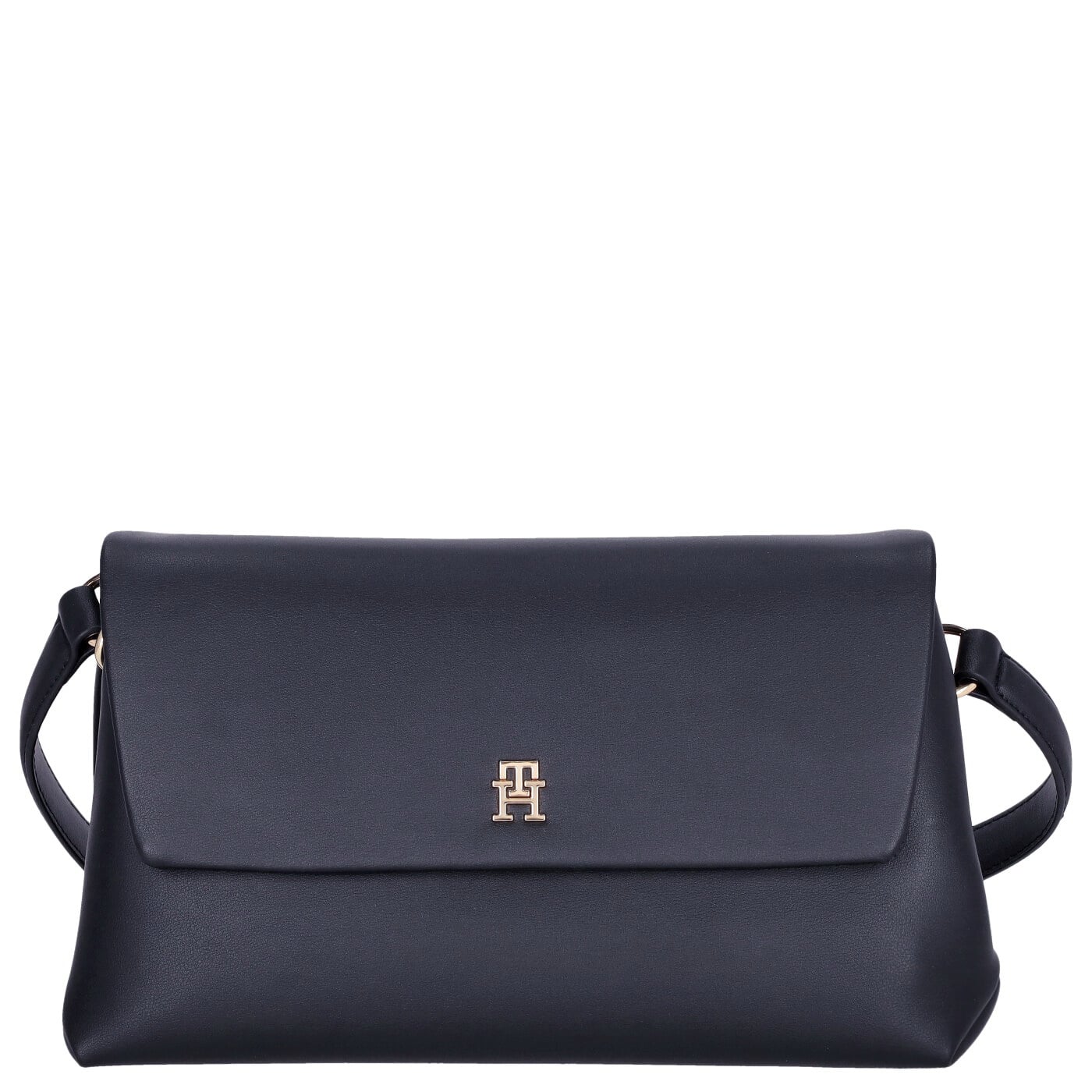 Tommy Hilfiger Henkeltasche TH Modern Essential Shoulder Bag space blue, Damen Handtasche blau aus Kunstleder