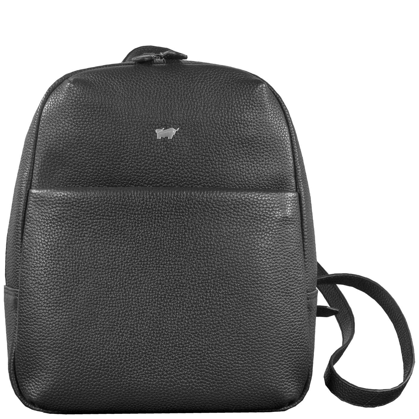 Braun Büffel Damenrucksack Hanna S schwarz, Damen Handtasche schwarz aus Leder