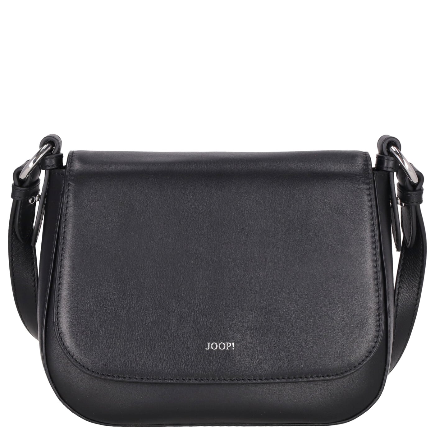 Joop Umhängetasche Sofisticato 1.0 Esmera Shoulderbag SHF schwarz, Damen Handtasche schwarz aus Leder