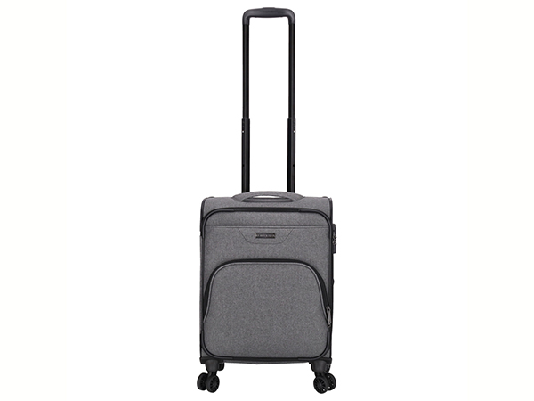 KENORADA Handgepäckkoffer SoftLITE 4w S 55cm grau melange anthrazit