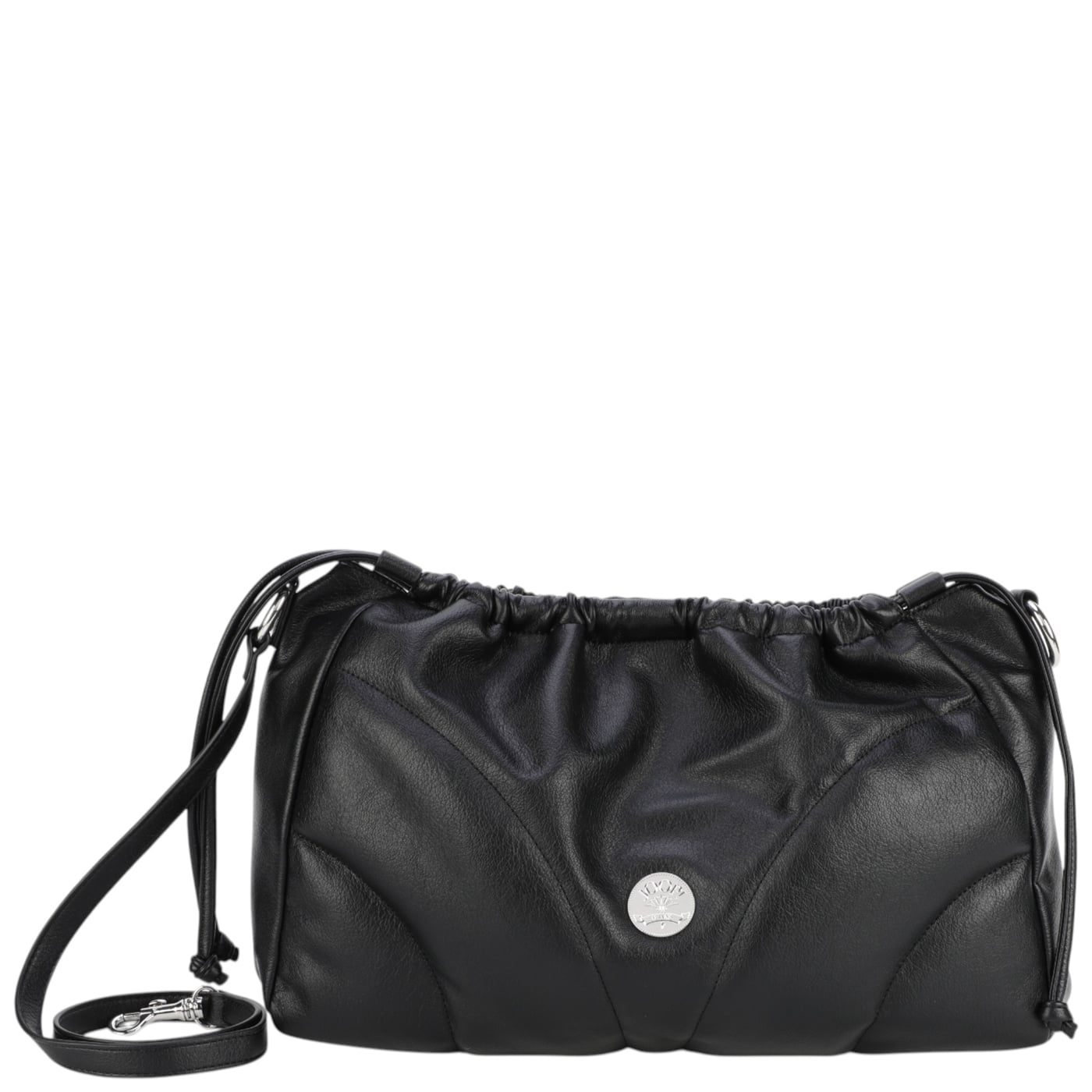 Joop Jeans Beuteltasche Soave Sasou Shopper XLHO black, Damen Handtasche schwarz aus Kunstleder