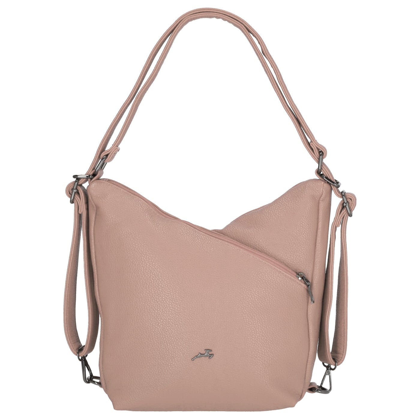 Let's Go Umhängetasche C0711 altrosa, Damen Handtasche rosa aus Kunstleder