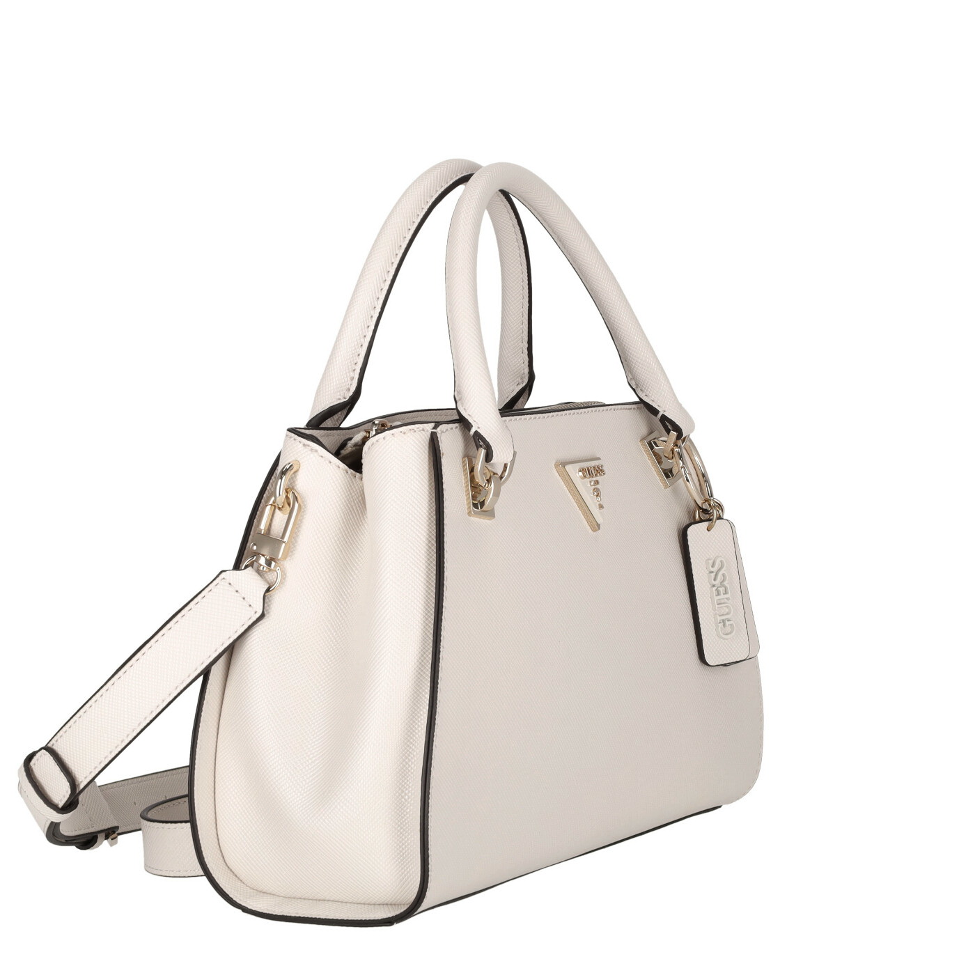GUESS Noelle Small Tote – Elegante Kleine Tragetasche Mit Logo-Detail, 2 Fächern Und Verstellbarer Schulterriemen