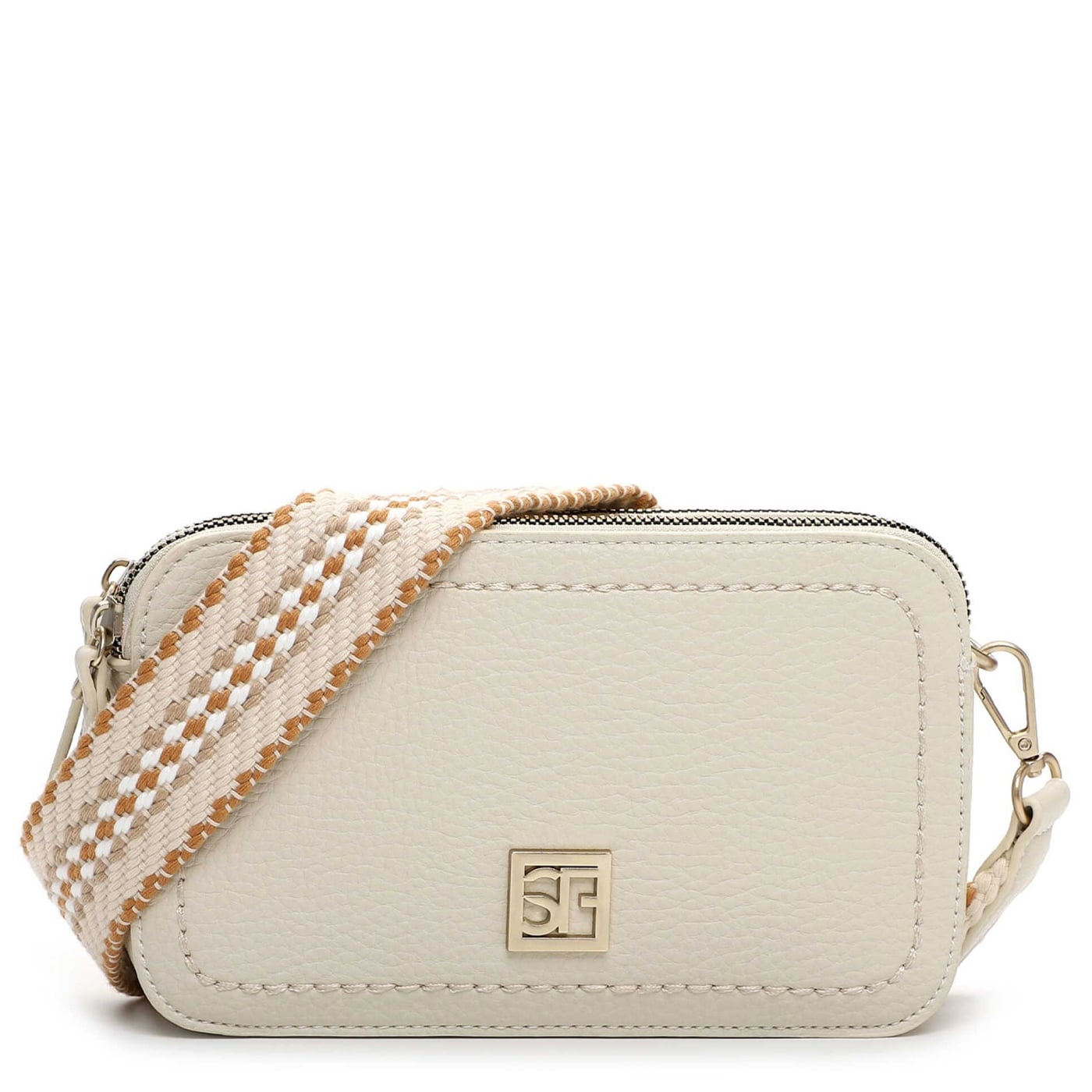Suri Frey Umhängetasche Amey S beige, Damen Handtasche beige aus Synthetik
