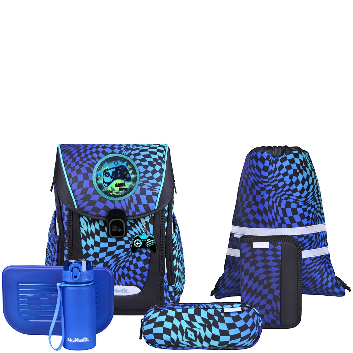 McNeill Schulranzen Set 9tlg. Primo (2026) Gamer