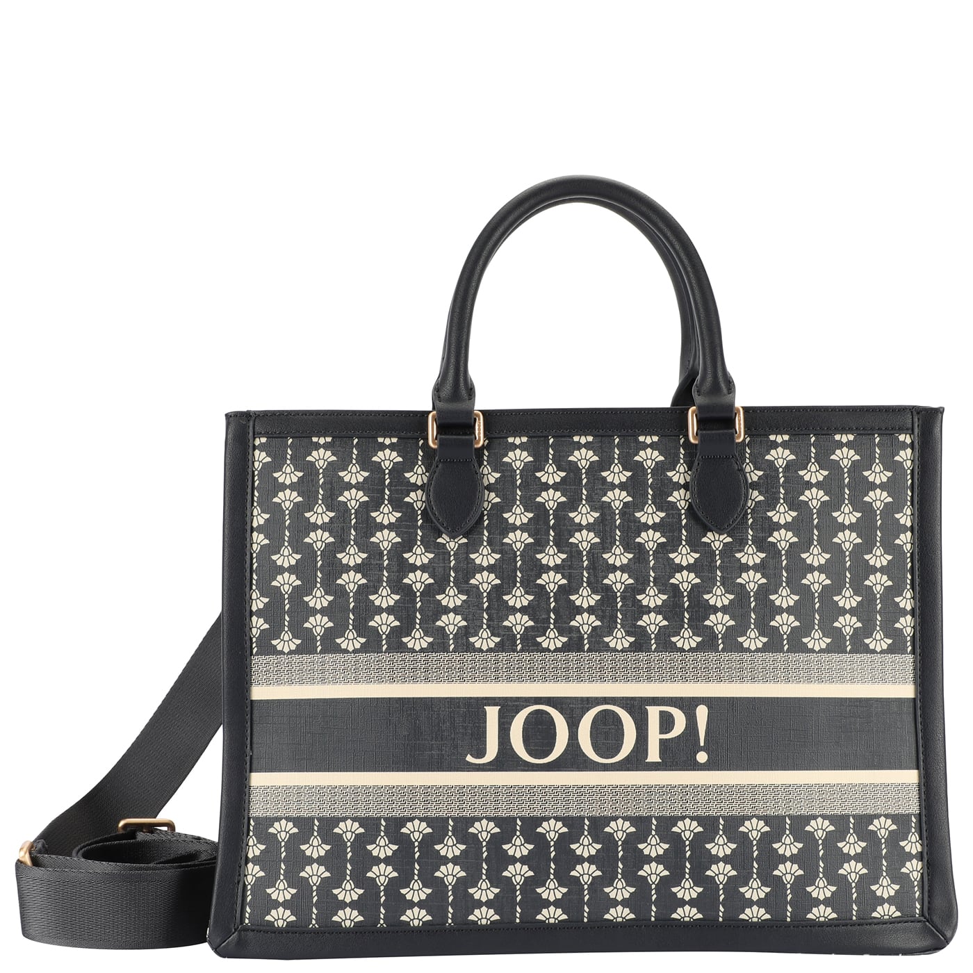 Joop Henkeltasche Mazzolino Catena Aurelia Handbag LHZ darkblue, Damen Handtasche blau aus Kunstleder