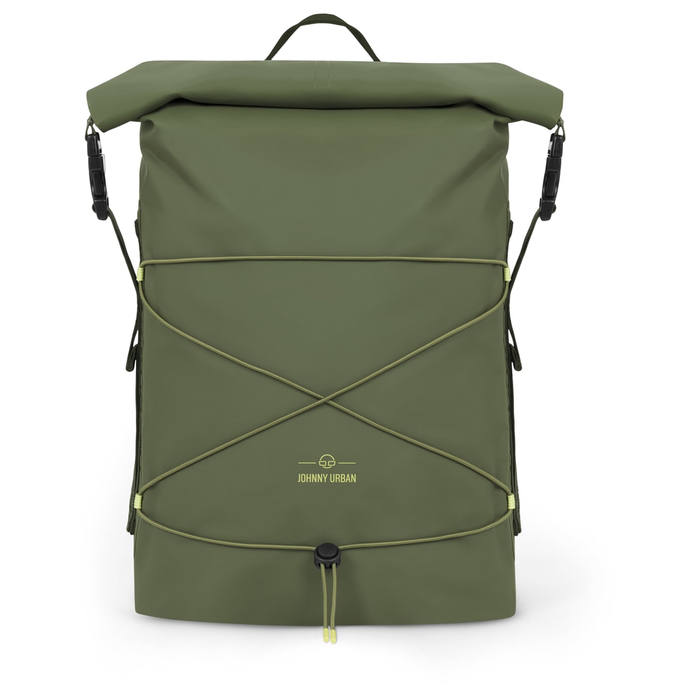 JOHNNY URBAN Rucksack Myles Rolltop 14l olive, olive aus Plane