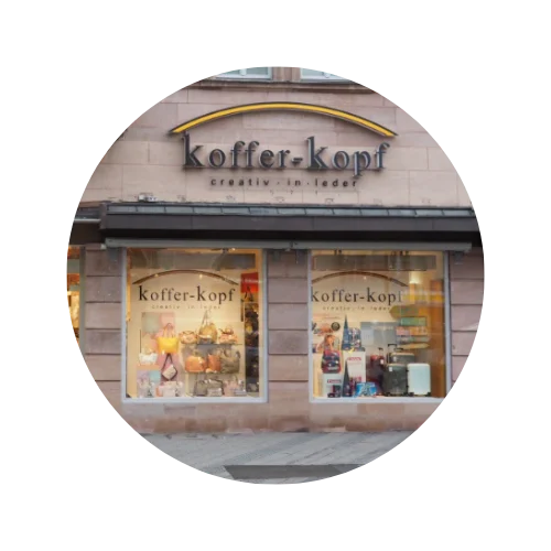 Stores Koffer-Kopf World