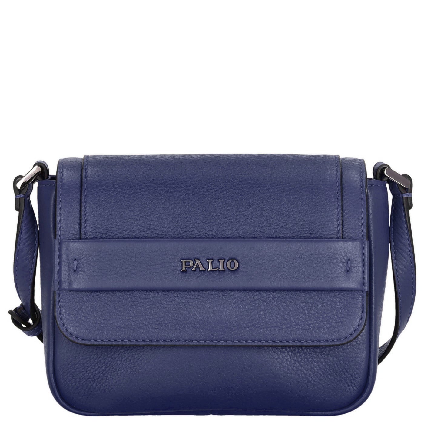 Palio Umhängetasche Helena Crossbag 12125 dark blue, Damen Handtasche blau aus Leder