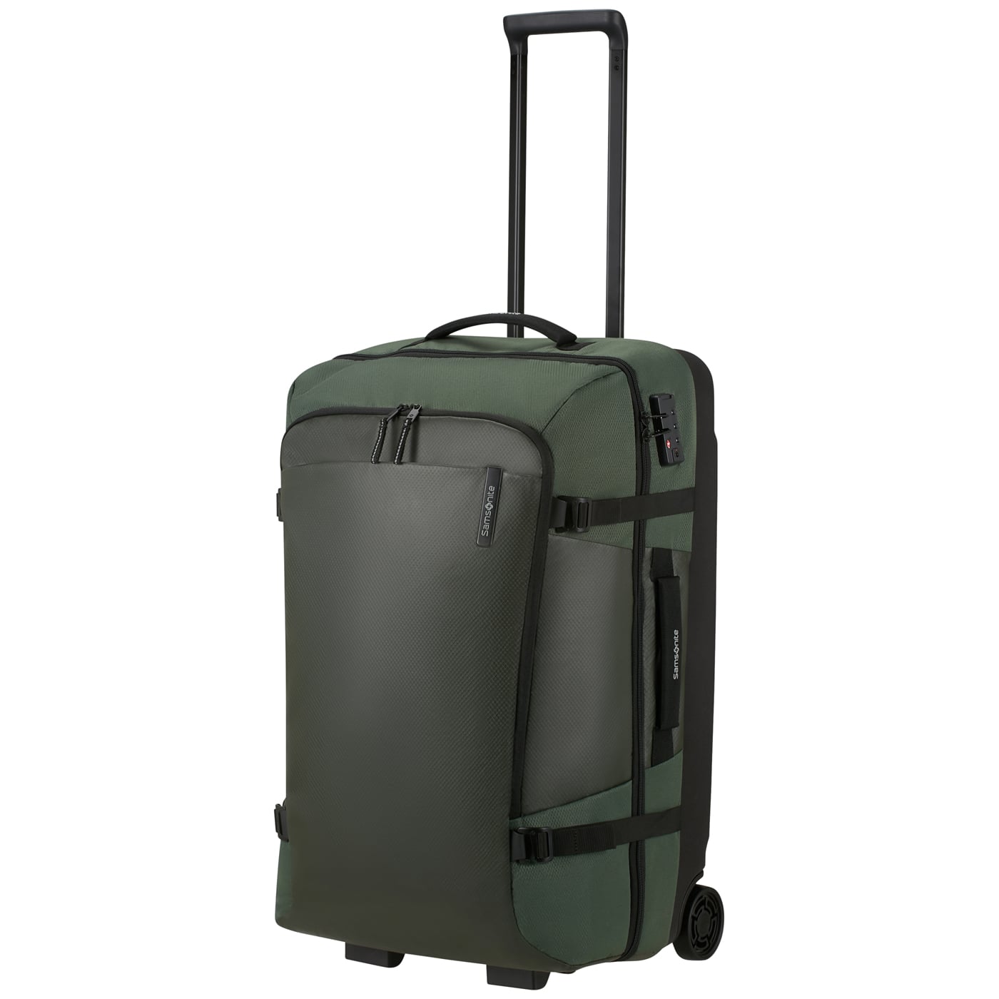 Samsonite Reisetasche mit Rollen Armox Duffle Wh. 90l moss