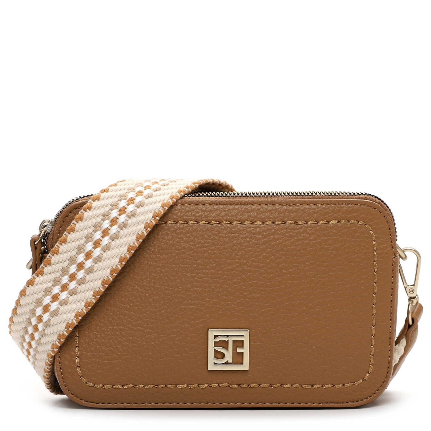 Suri Frey Umhängetasche Amey S sahara, Damen Handtasche braun aus Synthetik