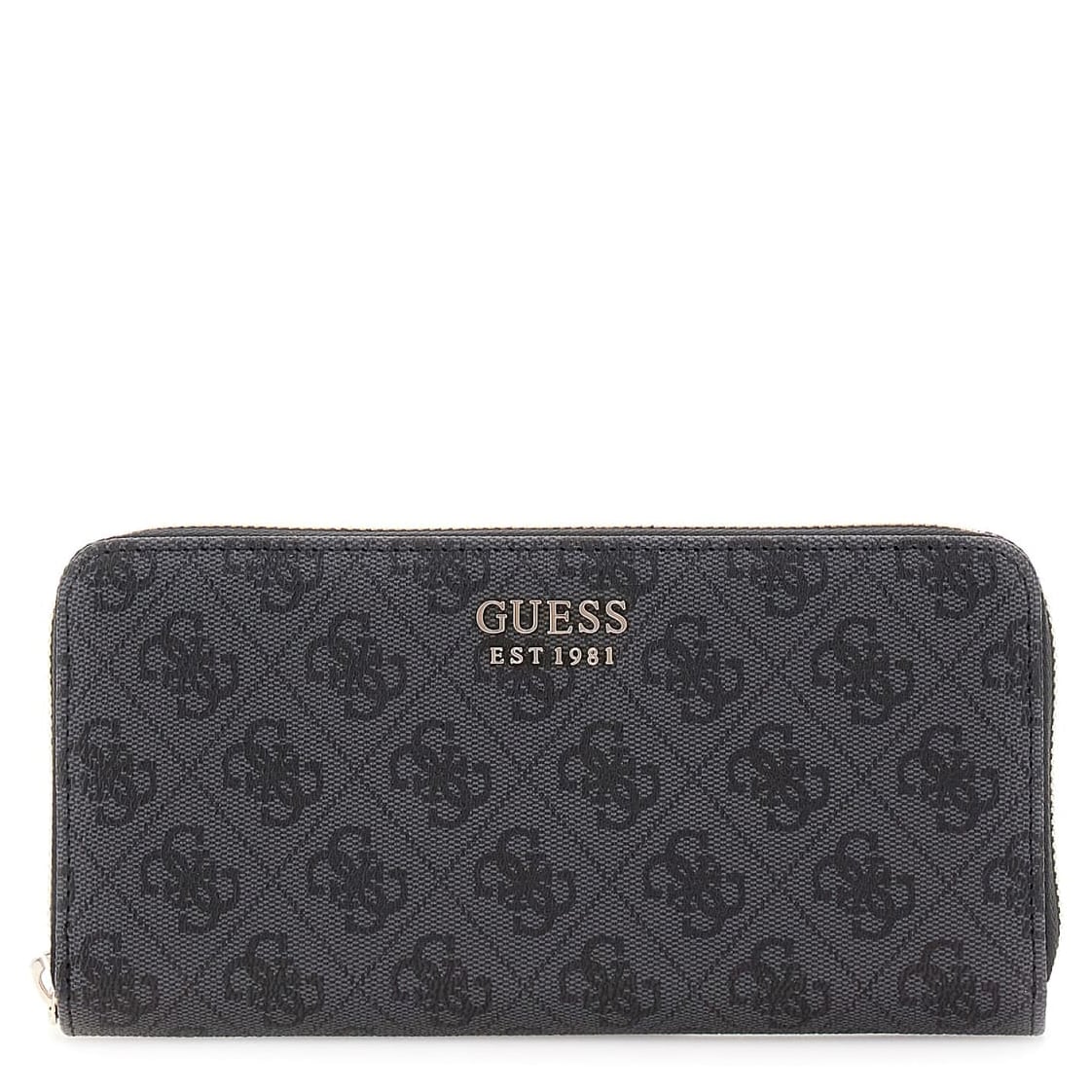 Guess Langbörse Brenton SLG Large Zip Around (SWLG) coal logo