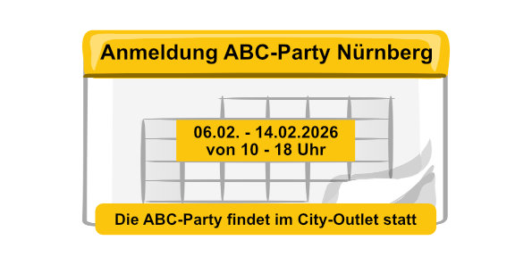 City-Outlet Nrnberg ABC Party Kalender 2026
